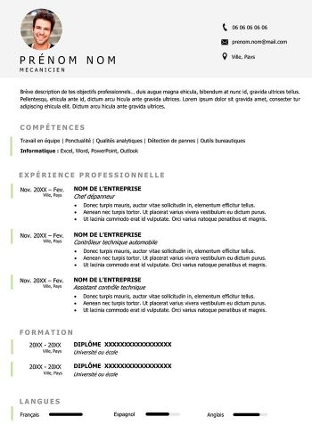 modele-cv-mecanicien