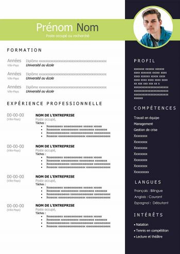 exemple de cv supermarché