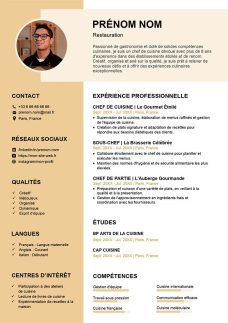 cv restauration