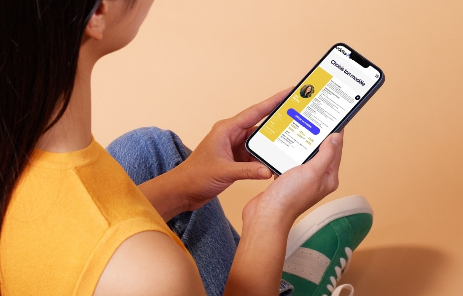 cv stage 3e sur téléphone - créer et télécharger en pdf