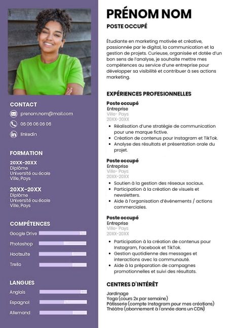 cv-powerpoint-etudiant