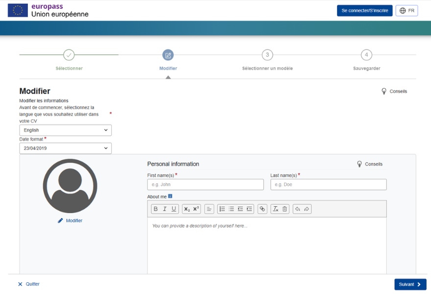 plateforme-officielle-cv-europass