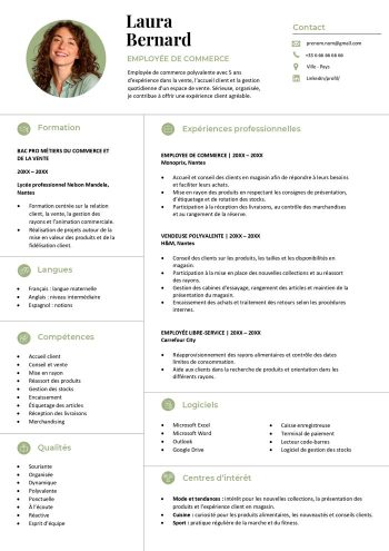 exemple cv détaillé gratuit à remplir sur word